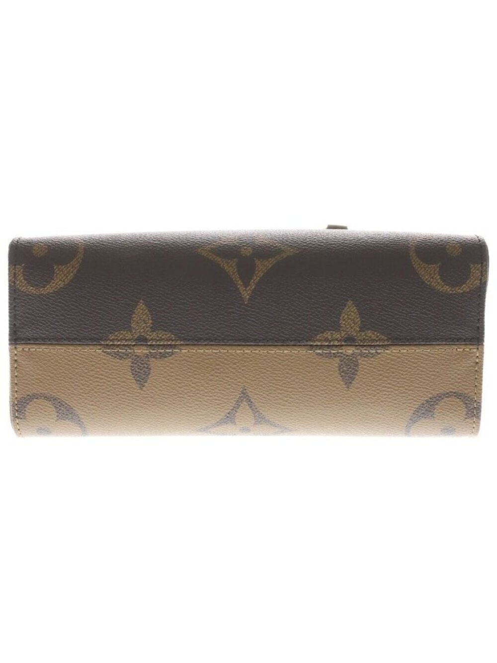 Louis Vuitton On The Go PM 2-Way Back Monogram Reverse Leather Brown Tote Bag - Picture 4 of 8